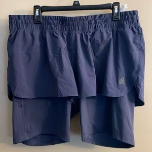 Adidas Blue Running Shorts NWOT